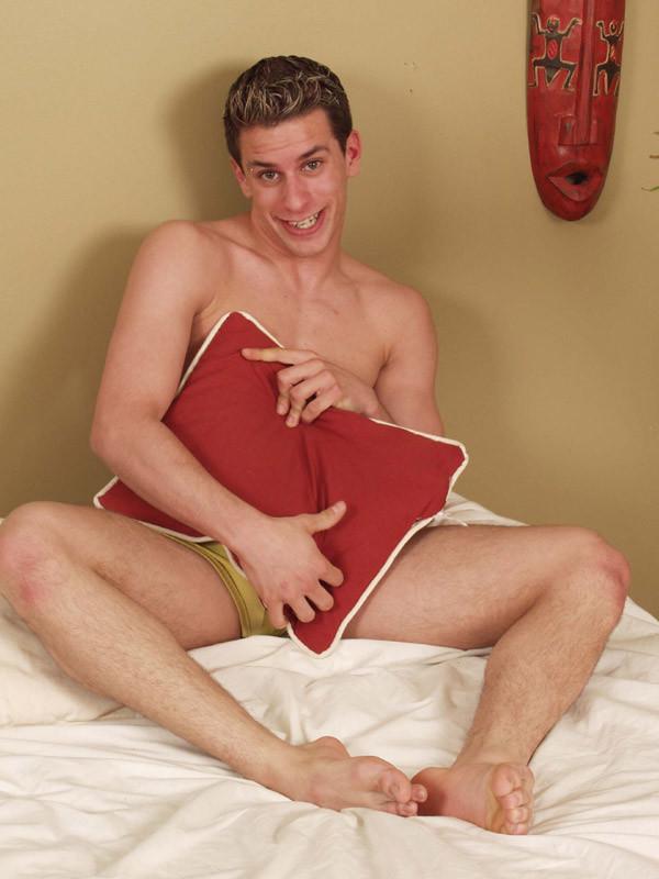 15P Cute twink playing with his monster cock