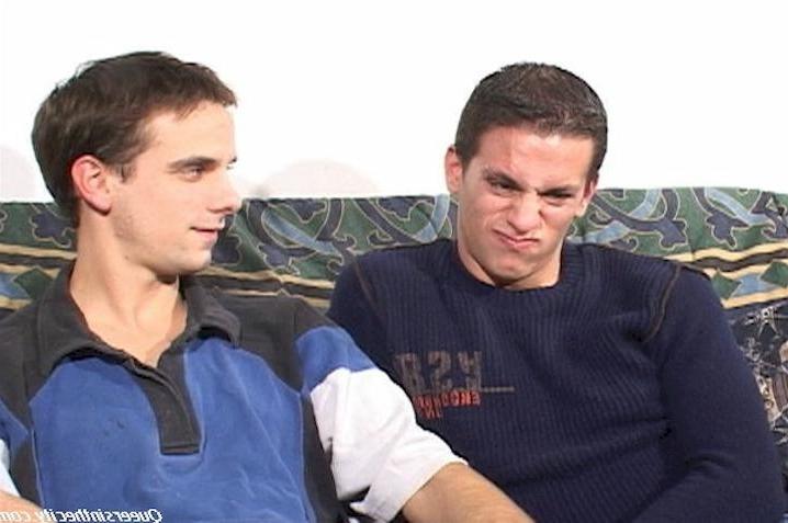 15P Horny men play with each others cocks