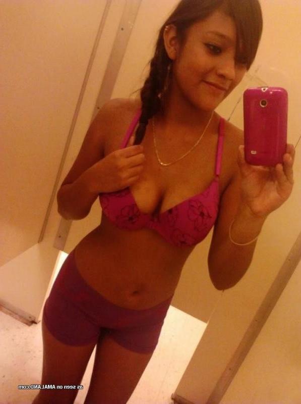 14P Busty Mexican cutie showing her juggs while camwhoring