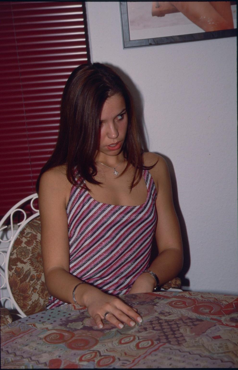14P Sexy girl next doors spanking and corporal punishment