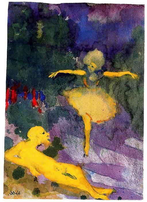 15P Painted Ero and Porn Art 22 - Emil Nolde
