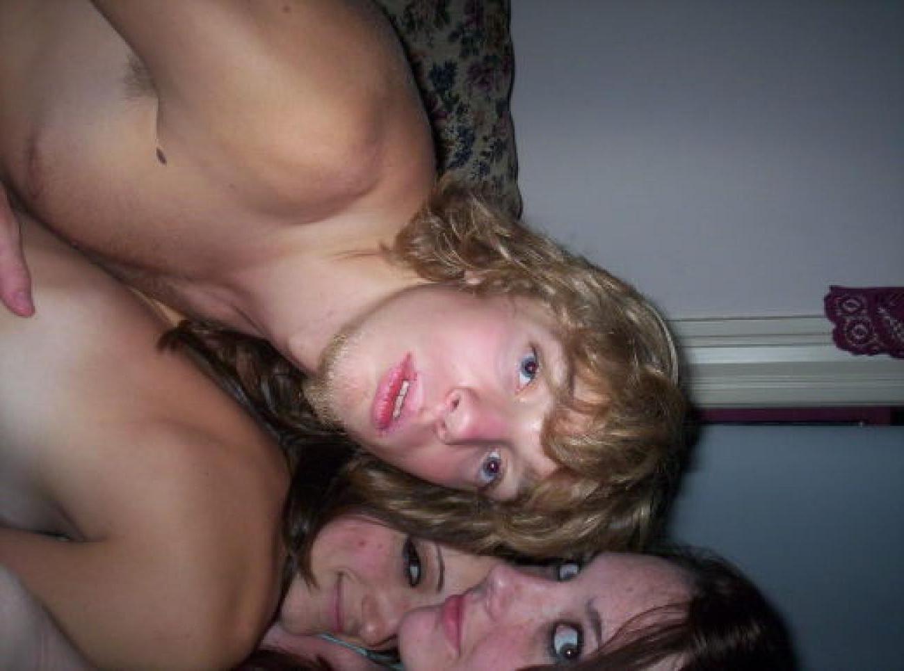 15P Teen chicks getting wasted and nasty during sleepover