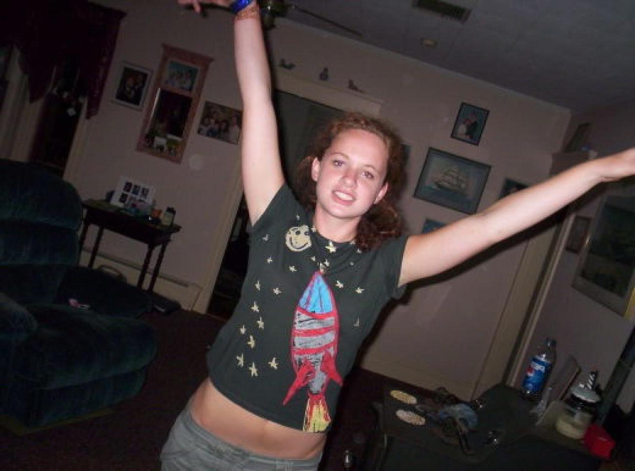 15P Teen chicks getting wasted and nasty during sleepover