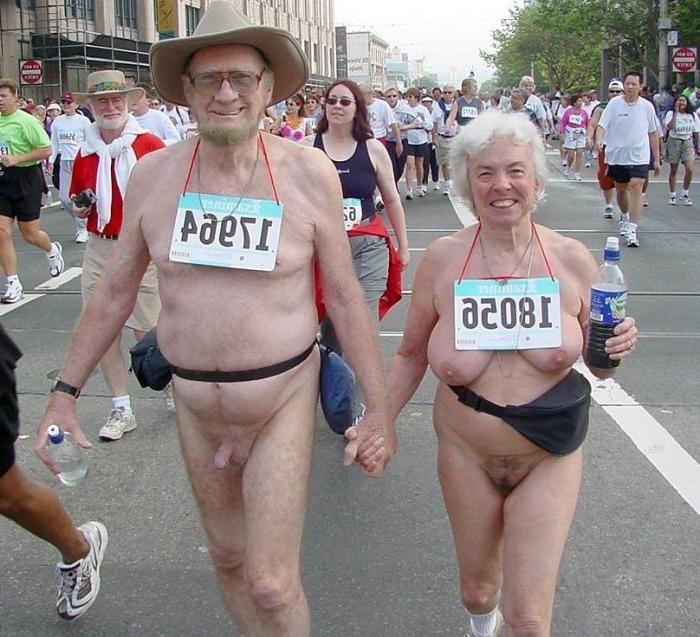 15P old grannies showing off their goodies in public