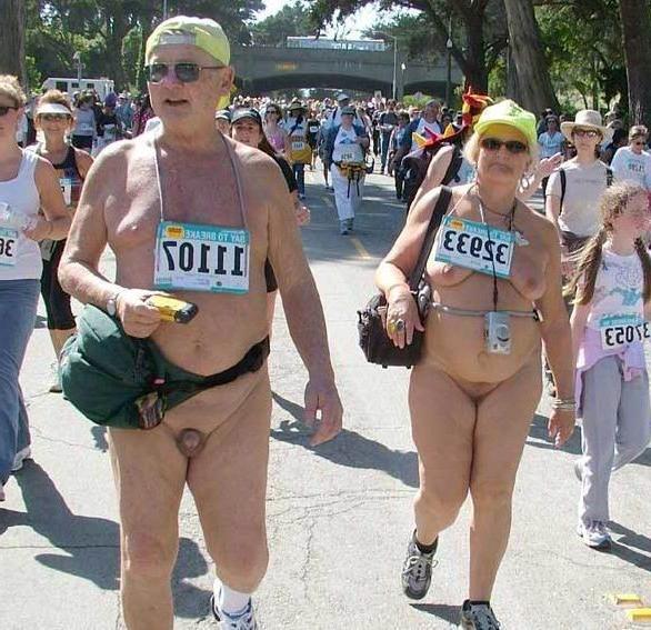 15P old grannies showing off their goodies in public