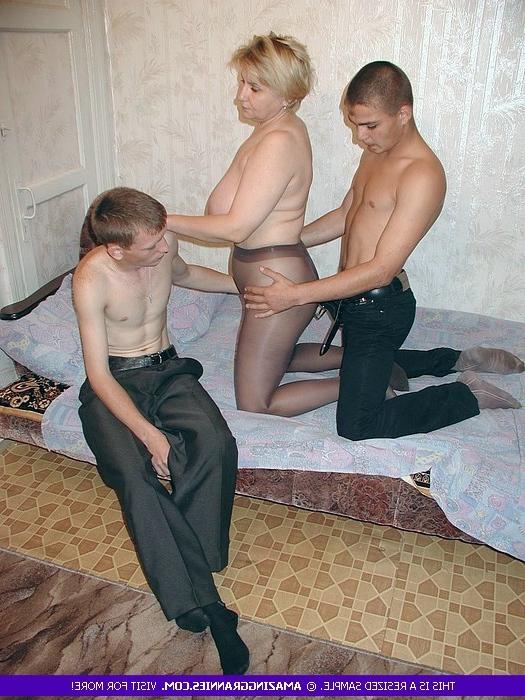 11P Two Young Students Fuck Their Mature Teacher At Home