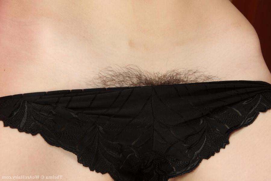 16P Teen Thelma shows her tiny tits and hairy pussy
