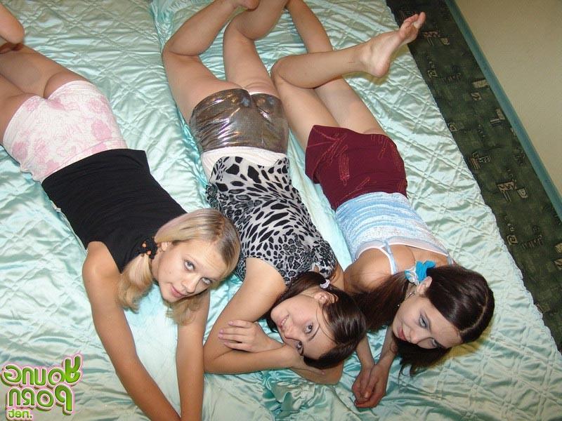 15P Three nasty teen girlfriends playing