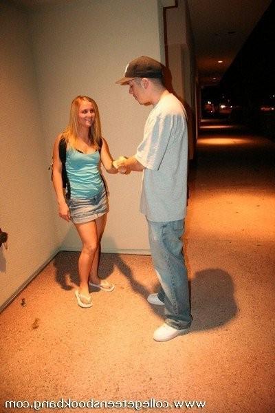16P College teen blonde slut takes a mouthful of cock