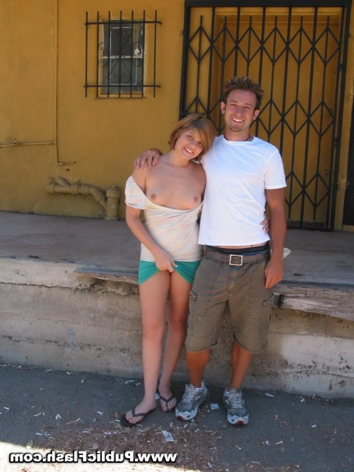 15P naughty amateur exhibitionists exposed in public places