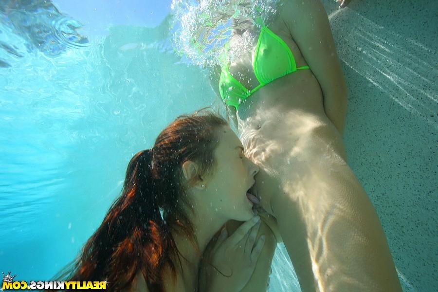 17P After modeling their lingerie for each other the girls started the pussy licking