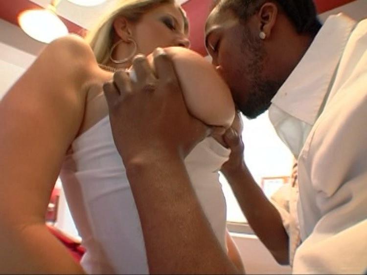 16P horny blonde housewife fucked by big black cock