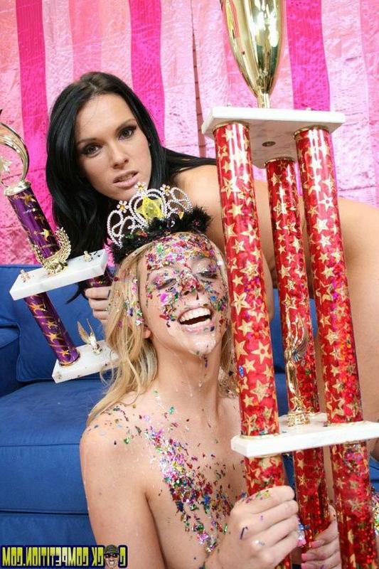 16P two girls sharing one monster dick prize