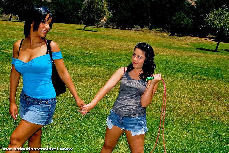 15P Chubby teen gets her first lesbian experience with this pretty chick