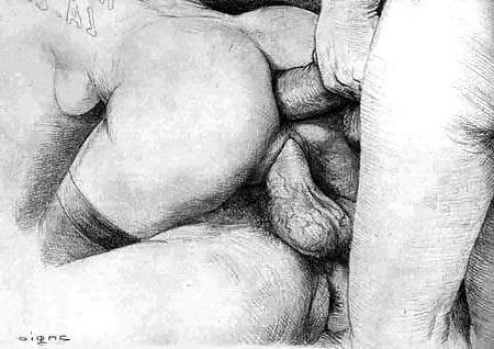 18P Thematic Drawn Porn Art 12 - Rimming