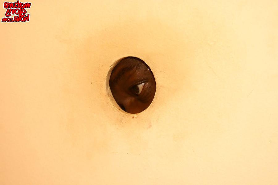 20P blonde mature meets her first big black cock at a glory hole