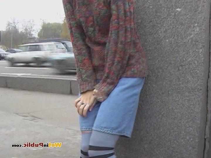 12P Chick who pissed in her shorts feels crushed with this public mishap