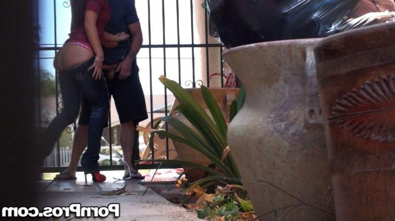 12P Cute teen bitch Ashli Orion has sex in public