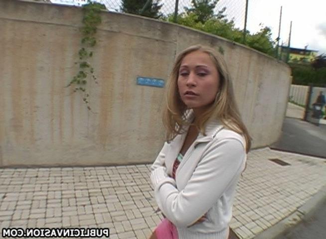 16P a chick who loves being naked in public goes one step further
