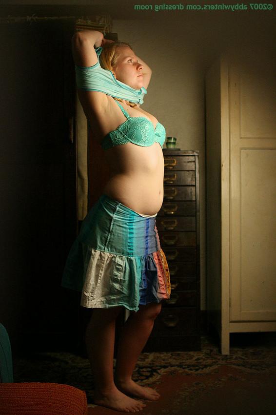 16P Hidden Spycam Spying On Naked Chubby Teen Dressing