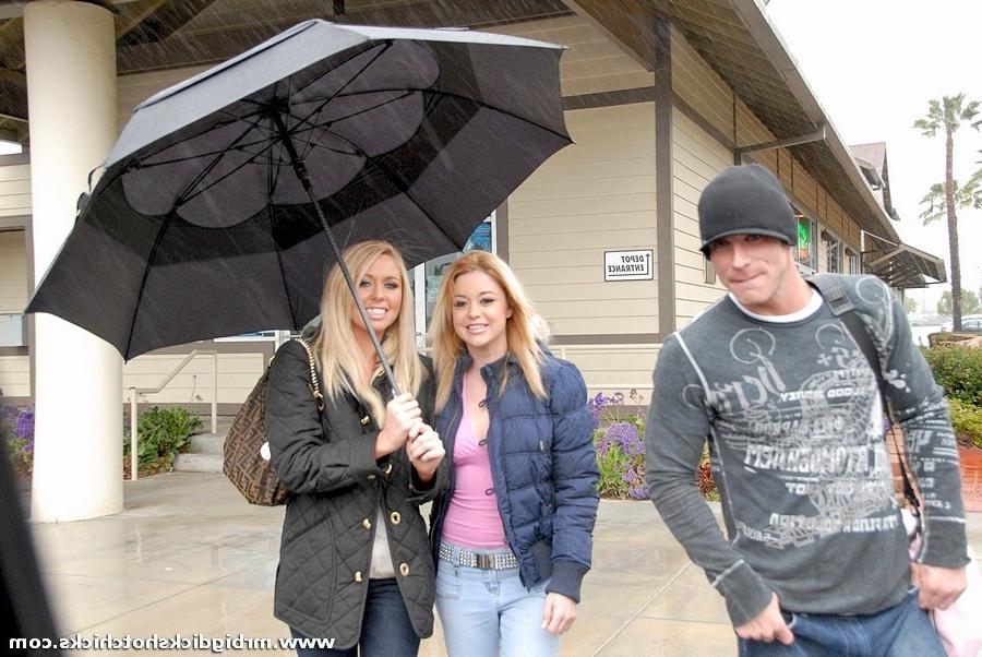 16P Two blonde girls love to take a monster cock up their pussies