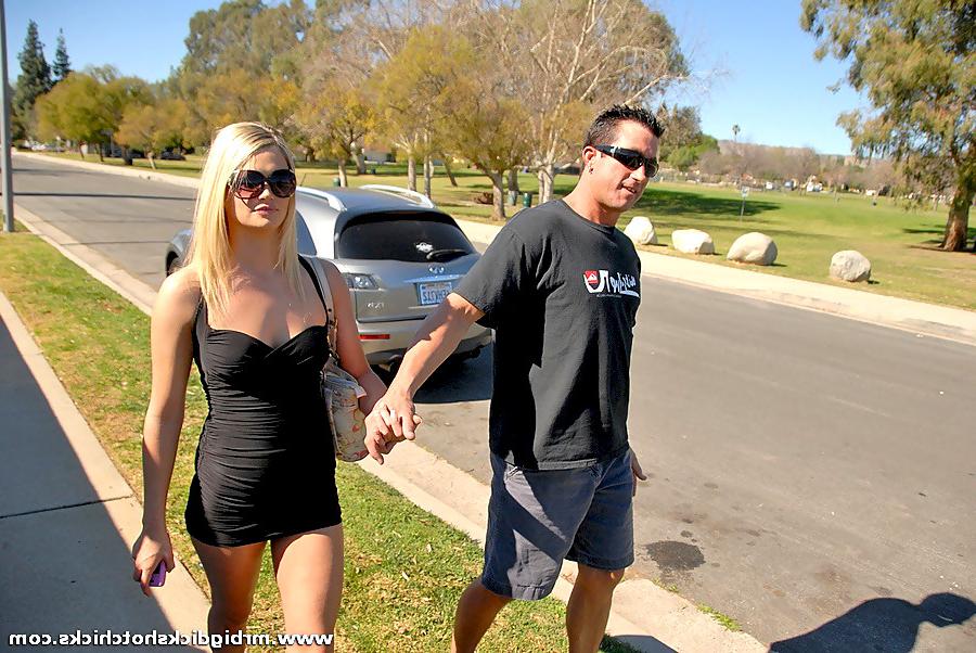 16P Shapely blond gets a monster cock shoved between her legs