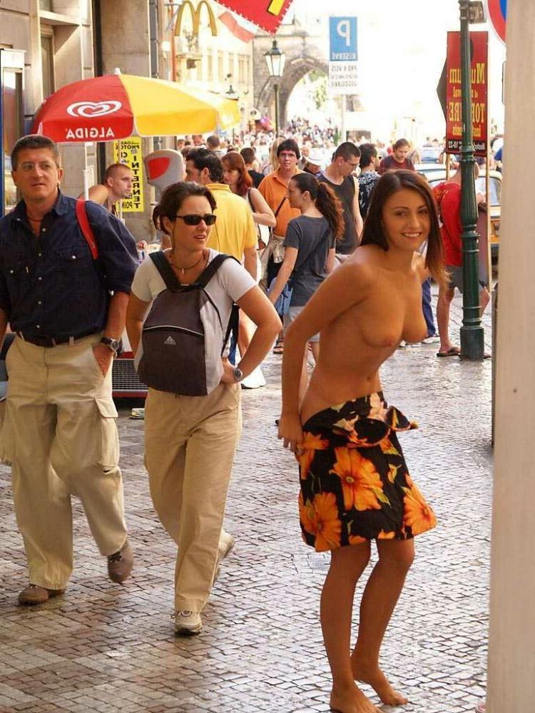 15P Wild Girlfriends getting naked in public 18