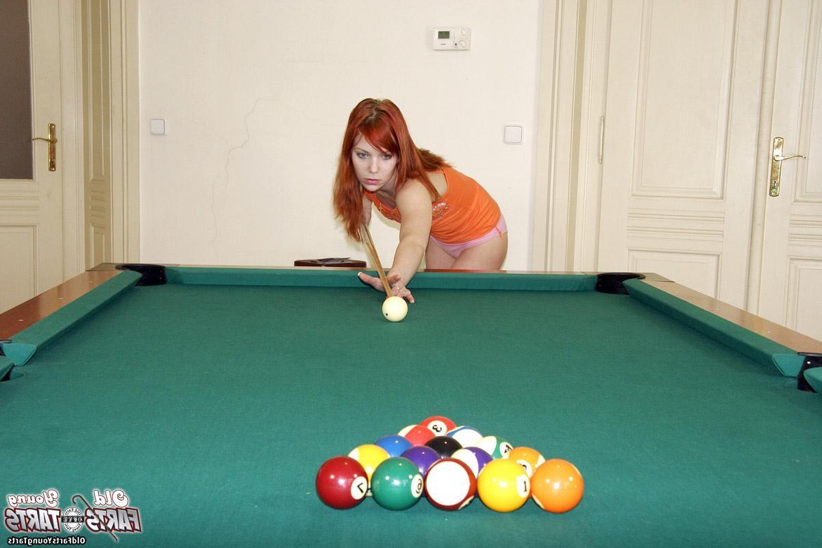 11P Senior wins pool and earns a tight pussy to fuck