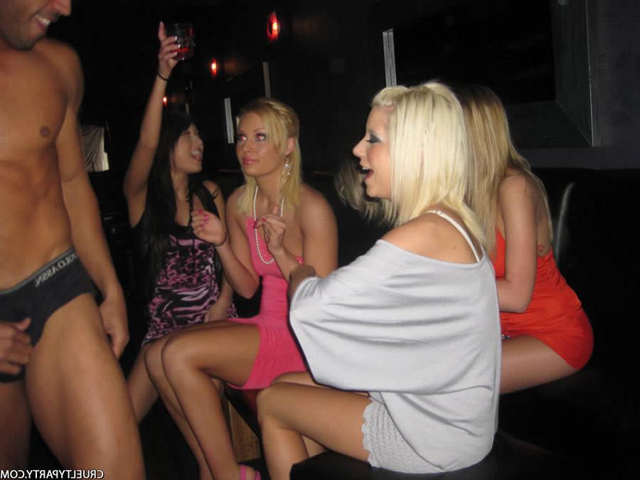 16P Young blonde hottie having fun with her strippers dick