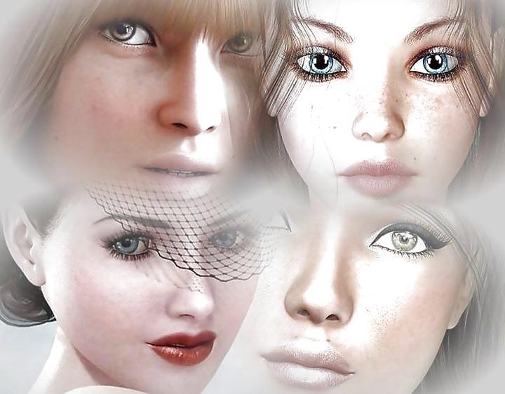22P Babe art collage pics