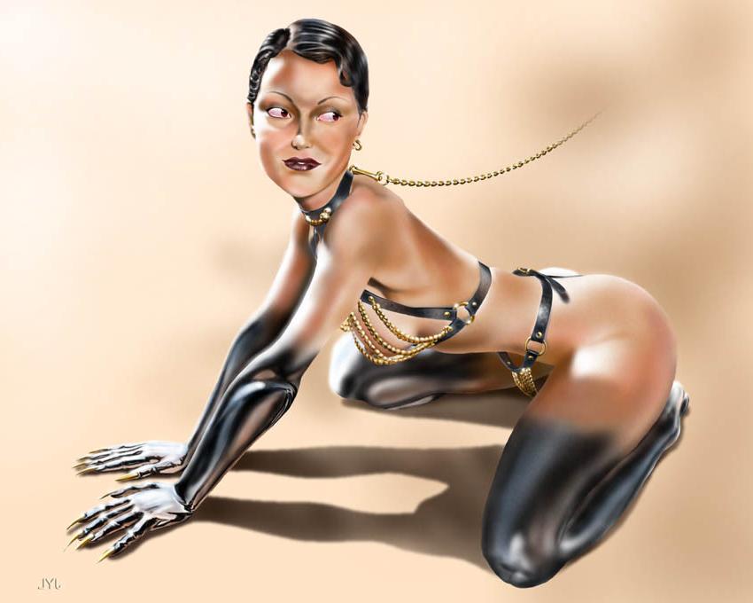 15P huge round female tits bound with rope fetish