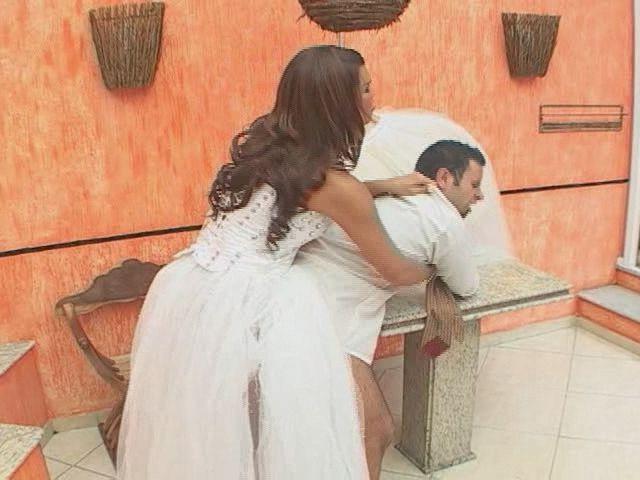 16P Groom nailed in the ass by his shemale bride