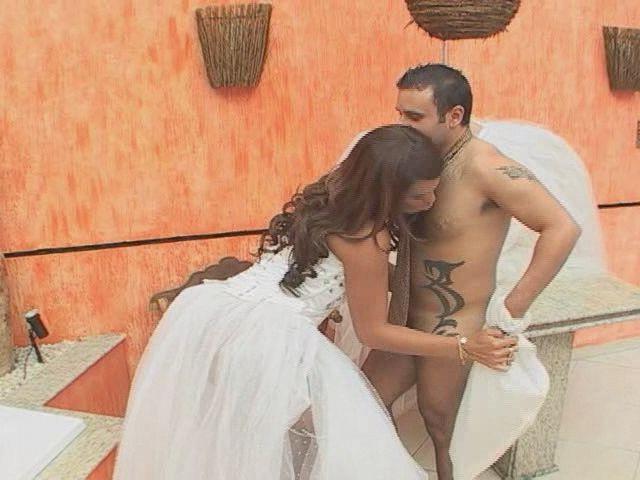16P Groom nailed in the ass by his shemale bride