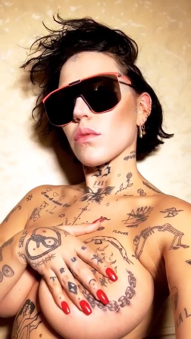 5P Brooke Candy Topless
