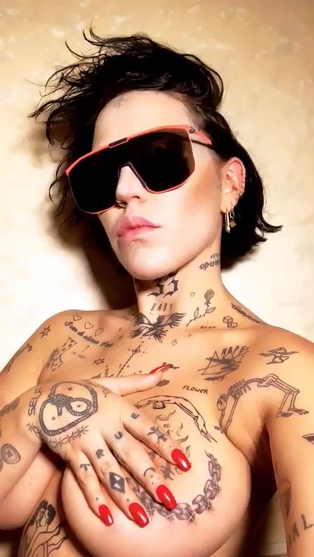 5P Brooke Candy Topless