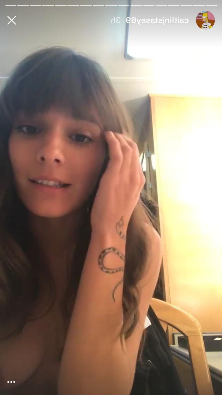 5P Caitlin Stasey Topless Pics