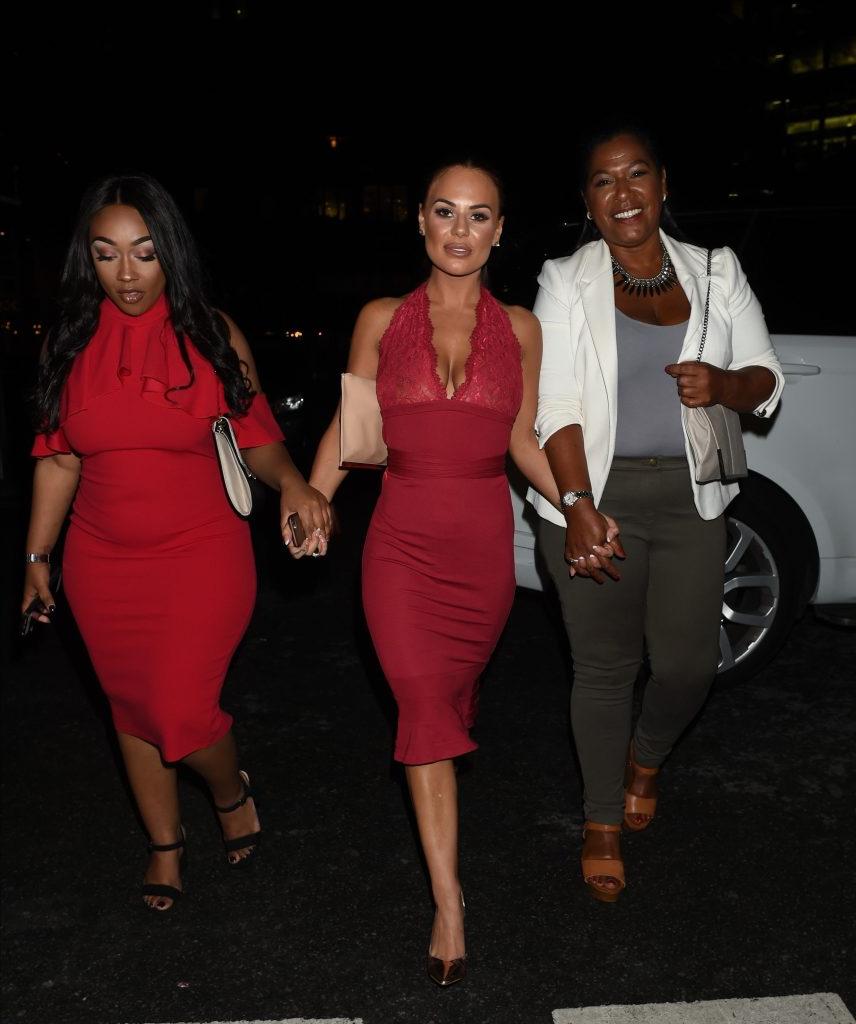 25P Chantelle Connelly Looks Really Great In Red