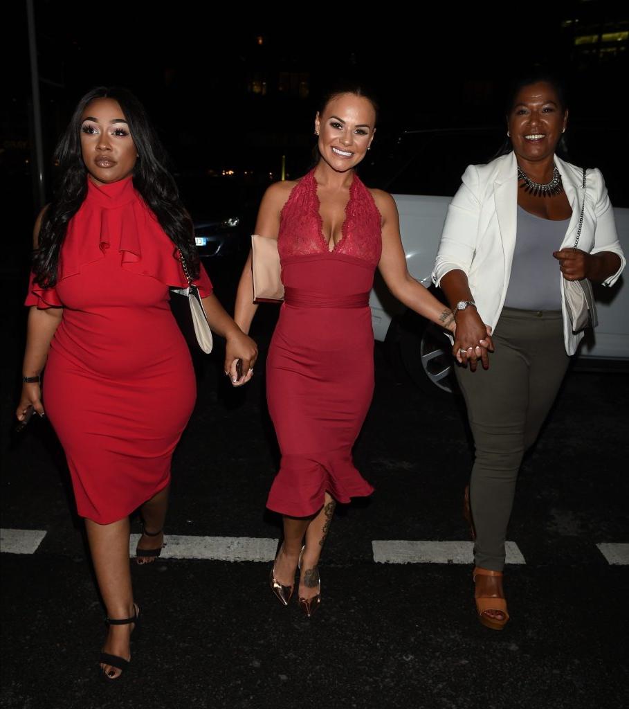 25P Chantelle Connelly Looks Really Great In Red