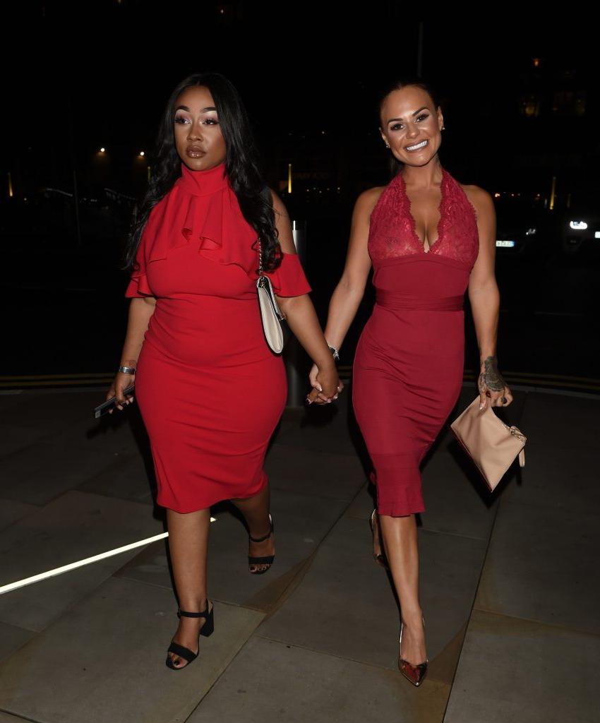 25P Chantelle Connelly Looks Really Great In Red
