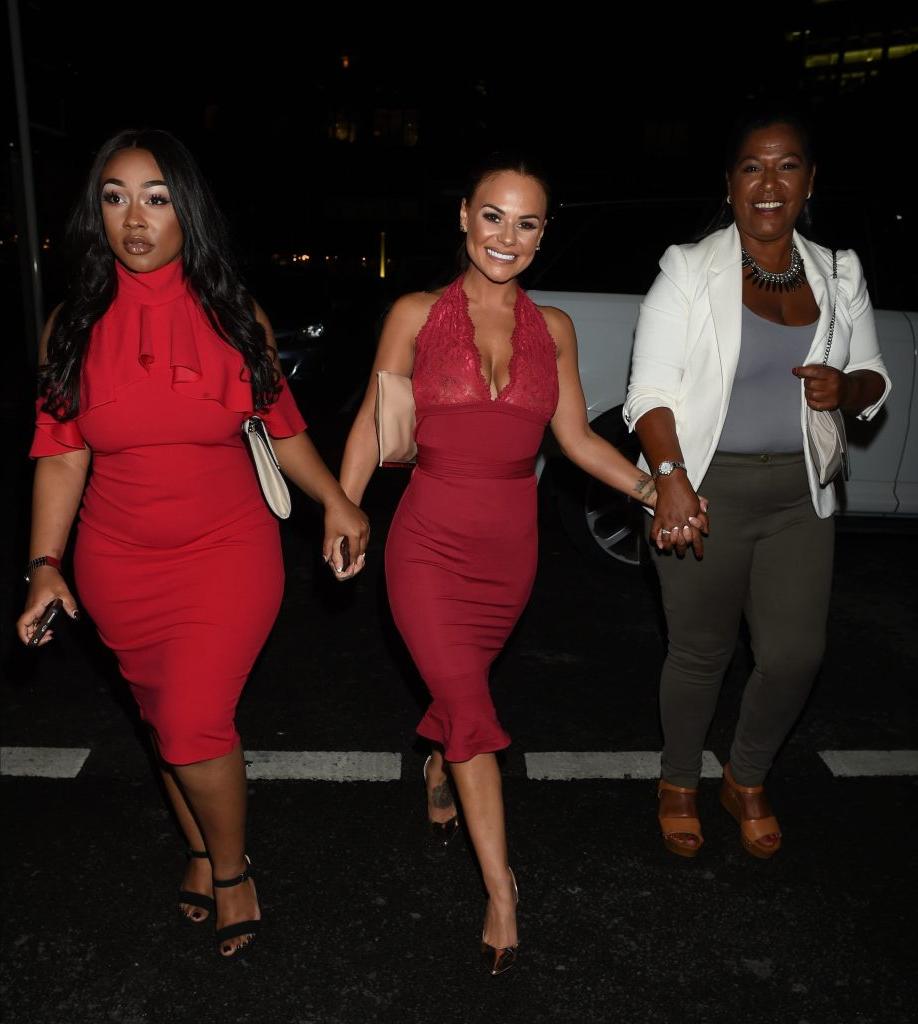 25P Chantelle Connelly Looks Really Great In Red