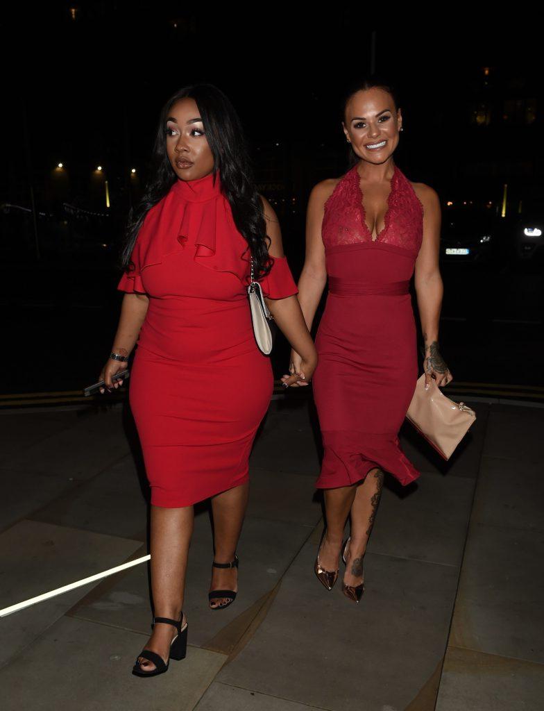 25P Chantelle Connelly Looks Really Great In Red