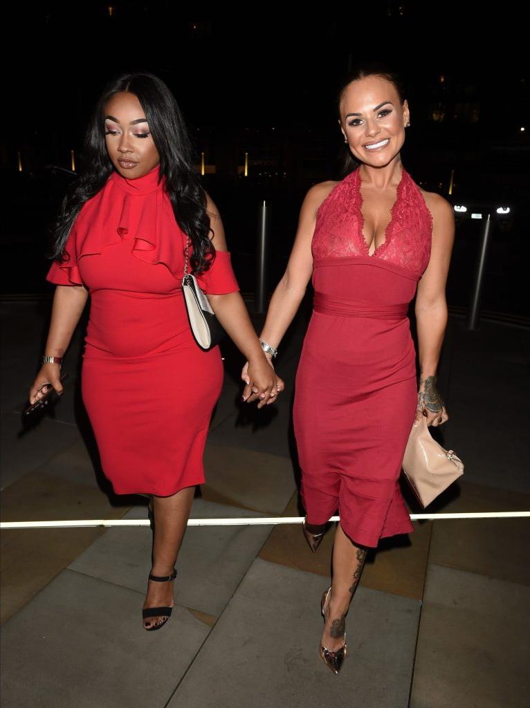 25P Chantelle Connelly Looks Really Great In Red
