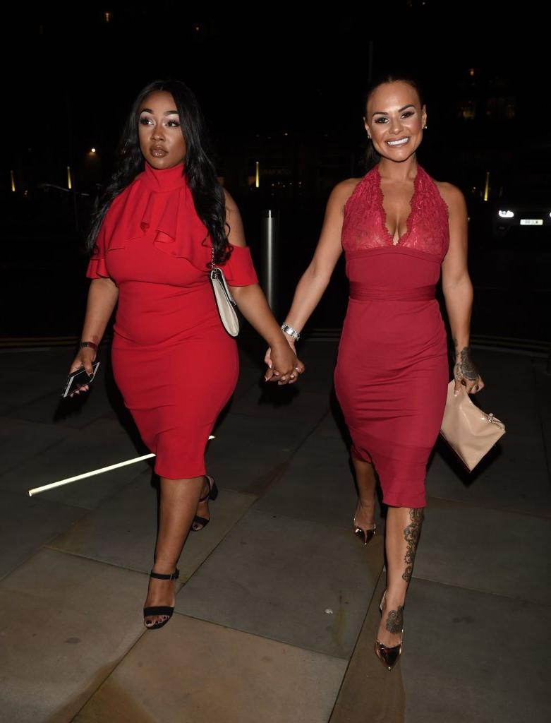25P Chantelle Connelly Looks Really Great In Red