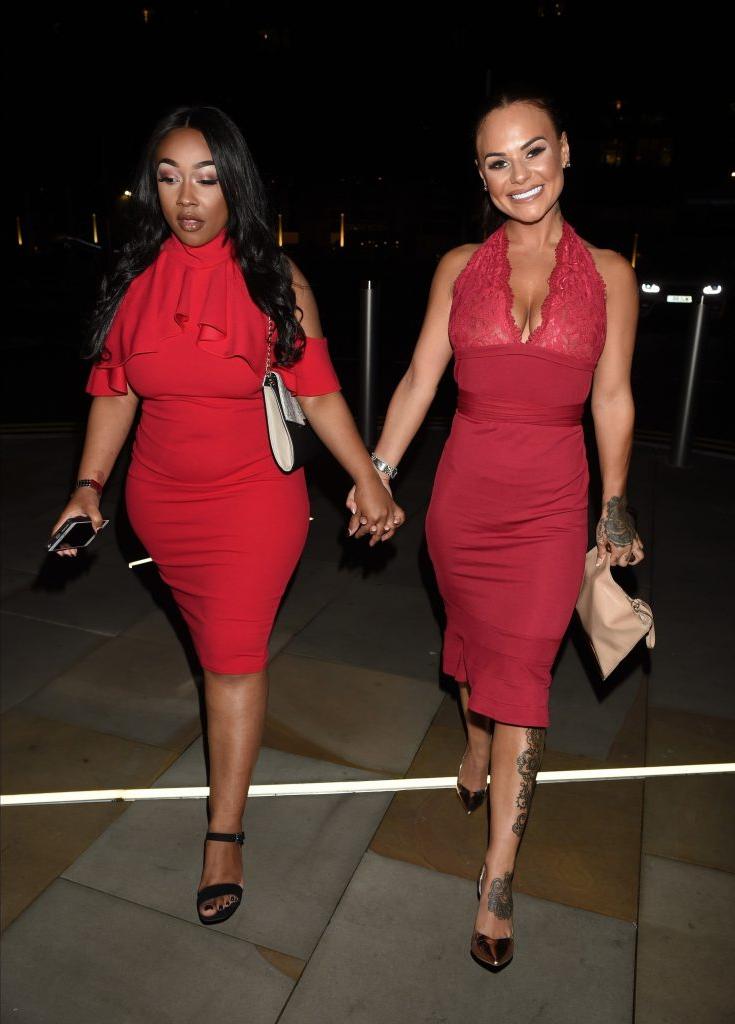 25P Chantelle Connelly Looks Really Great In Red
