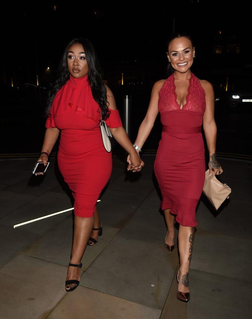 25P Chantelle Connelly Looks Really Great In Red
