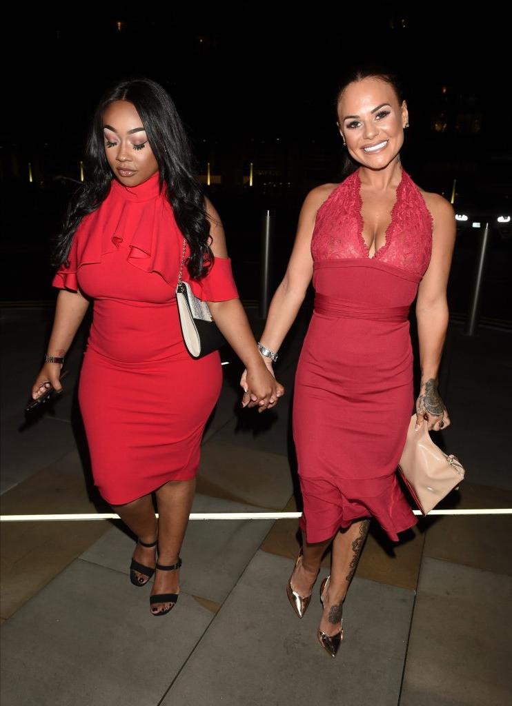 25P Chantelle Connelly Looks Really Great In Red