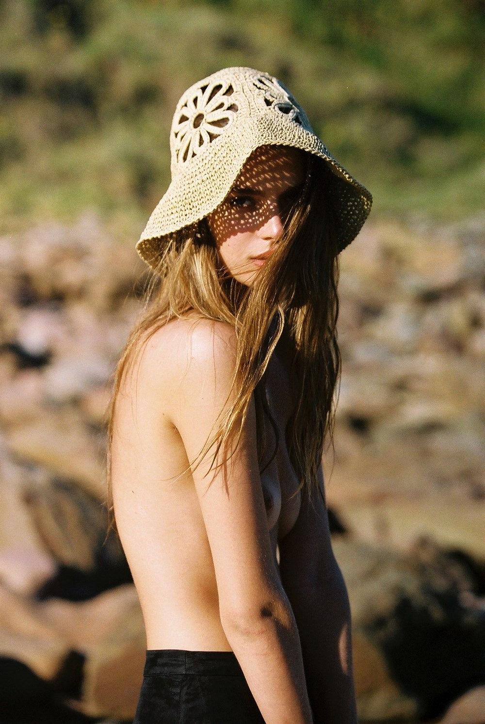 7P Topless Photoshot of Frederikke Winther