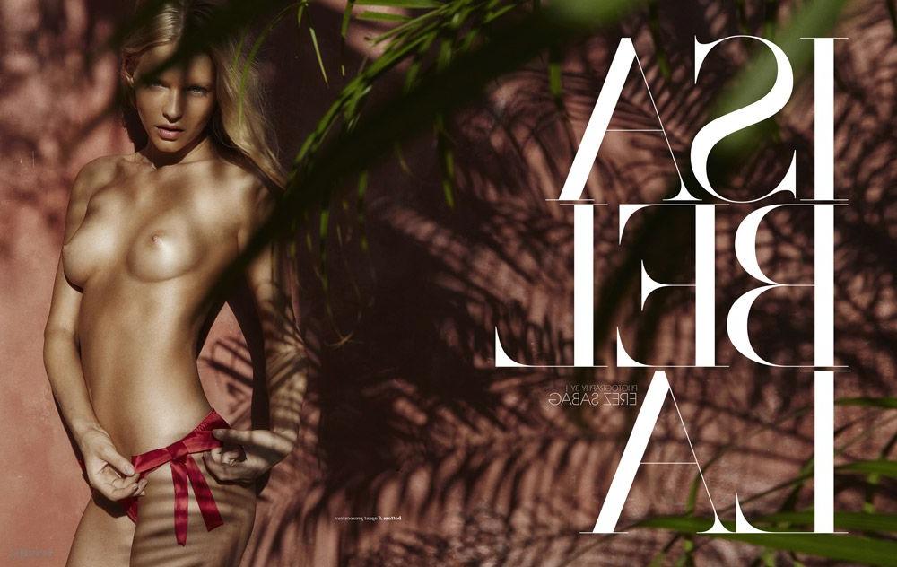 4P Isabella Farrell Topless Photoset