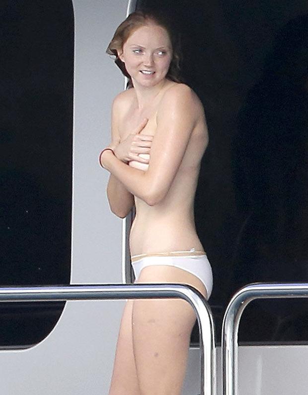 25P Lily Cole Topless
