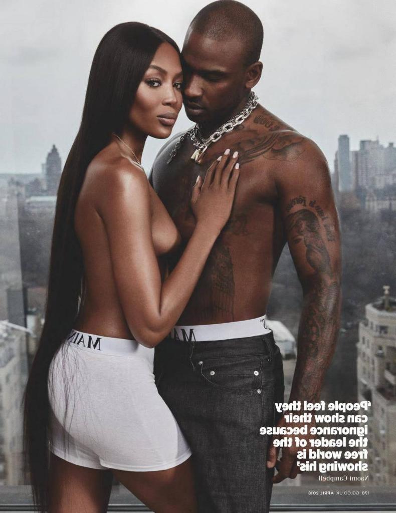 7P Naomi Campbell Topless